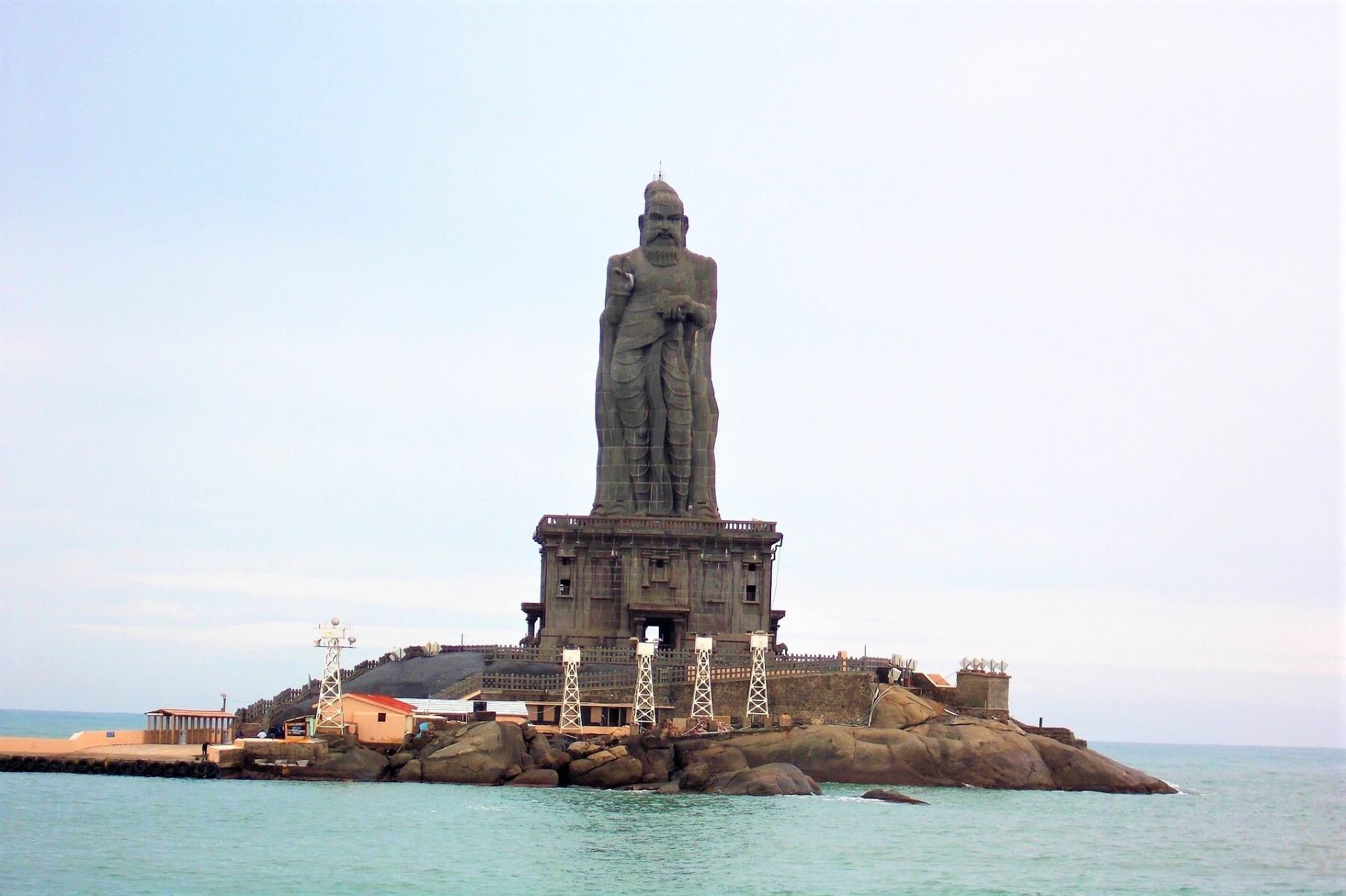 Thiruvalluvar Statue in Kanyakumari, India
