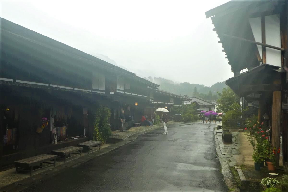 The little village of Tsumago in Japan