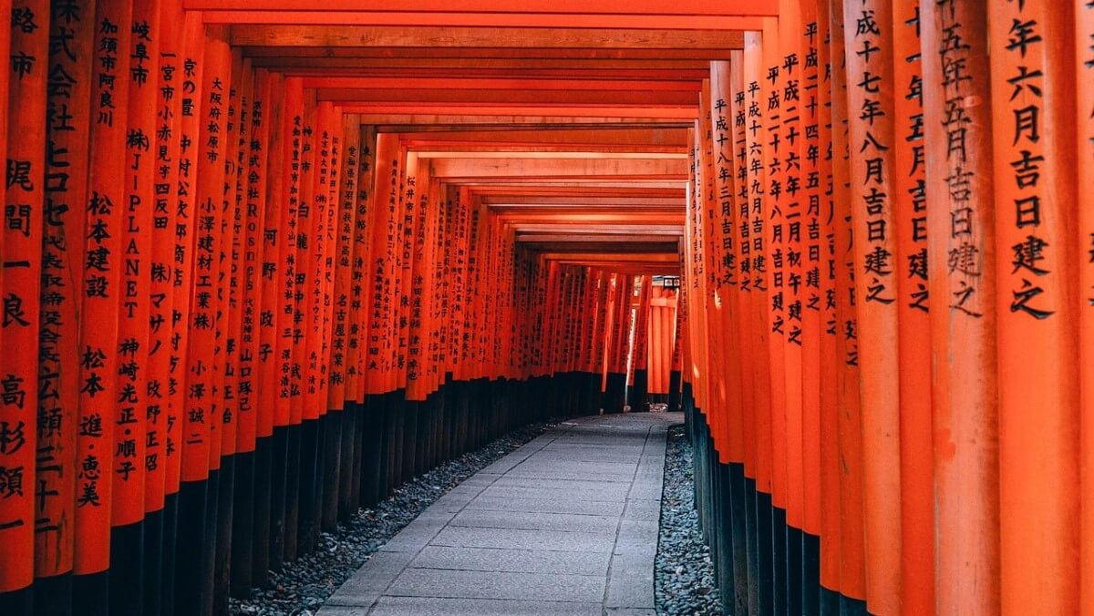 The Fushimi Inari Taisha Temple in Tokyo, Japan