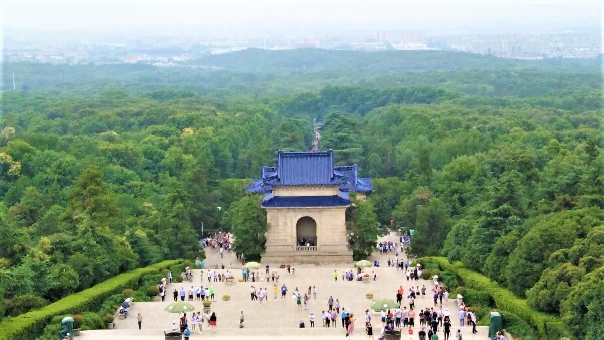 View of the City of Nanjing, China