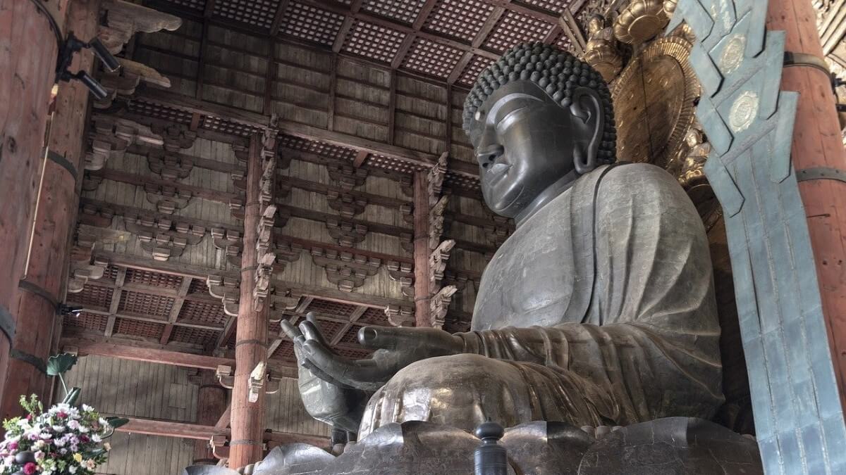 The great Buddha of Todai-ji Temple