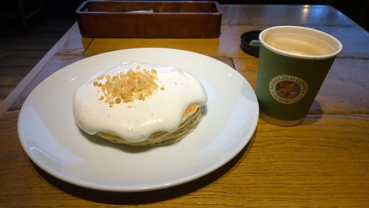 Okonomiyaki, a kind of pancake in Japan