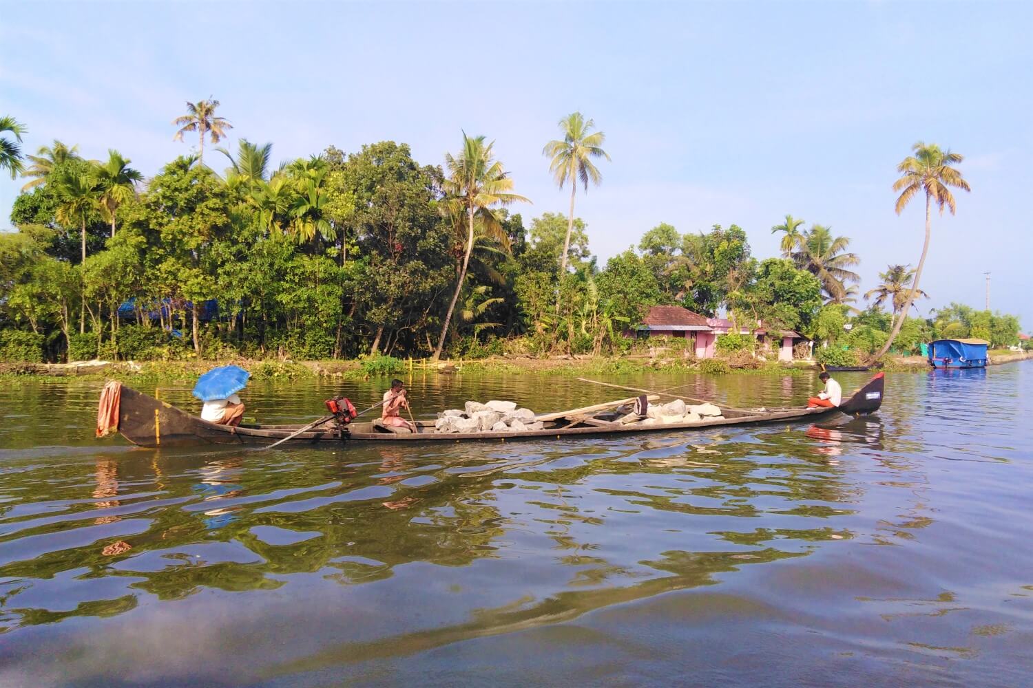 India's beautiful backwaters, Kerala