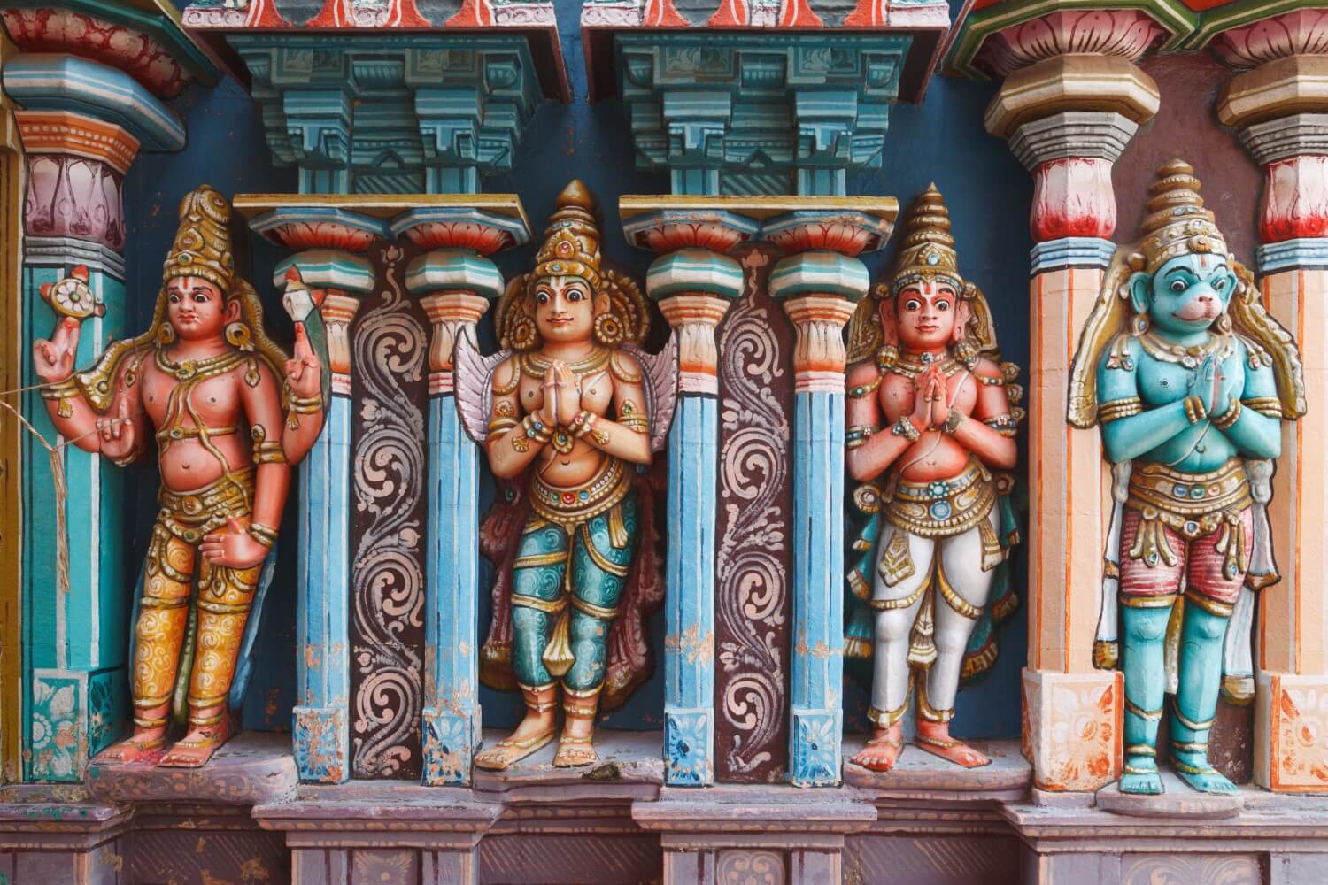 The Sri Ranganatha Swamy Tempel in Tirucharapalli, India