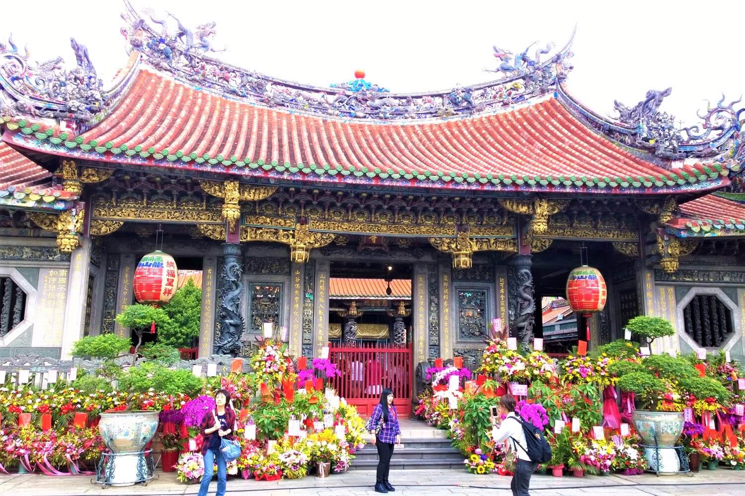 Bangka Longshan Temple in Taipei, Taiwan