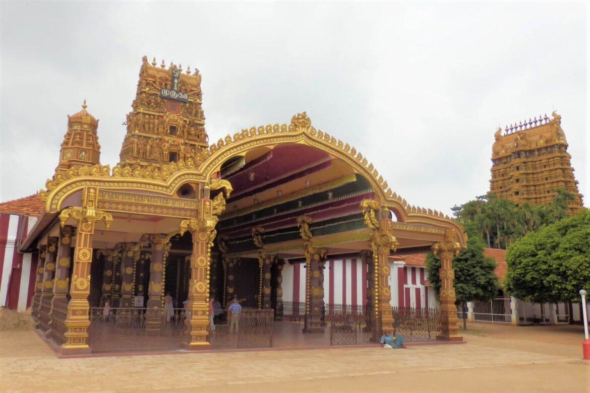 The Nallur Kandaswamy Temple in Jaffna, Sri Lanka