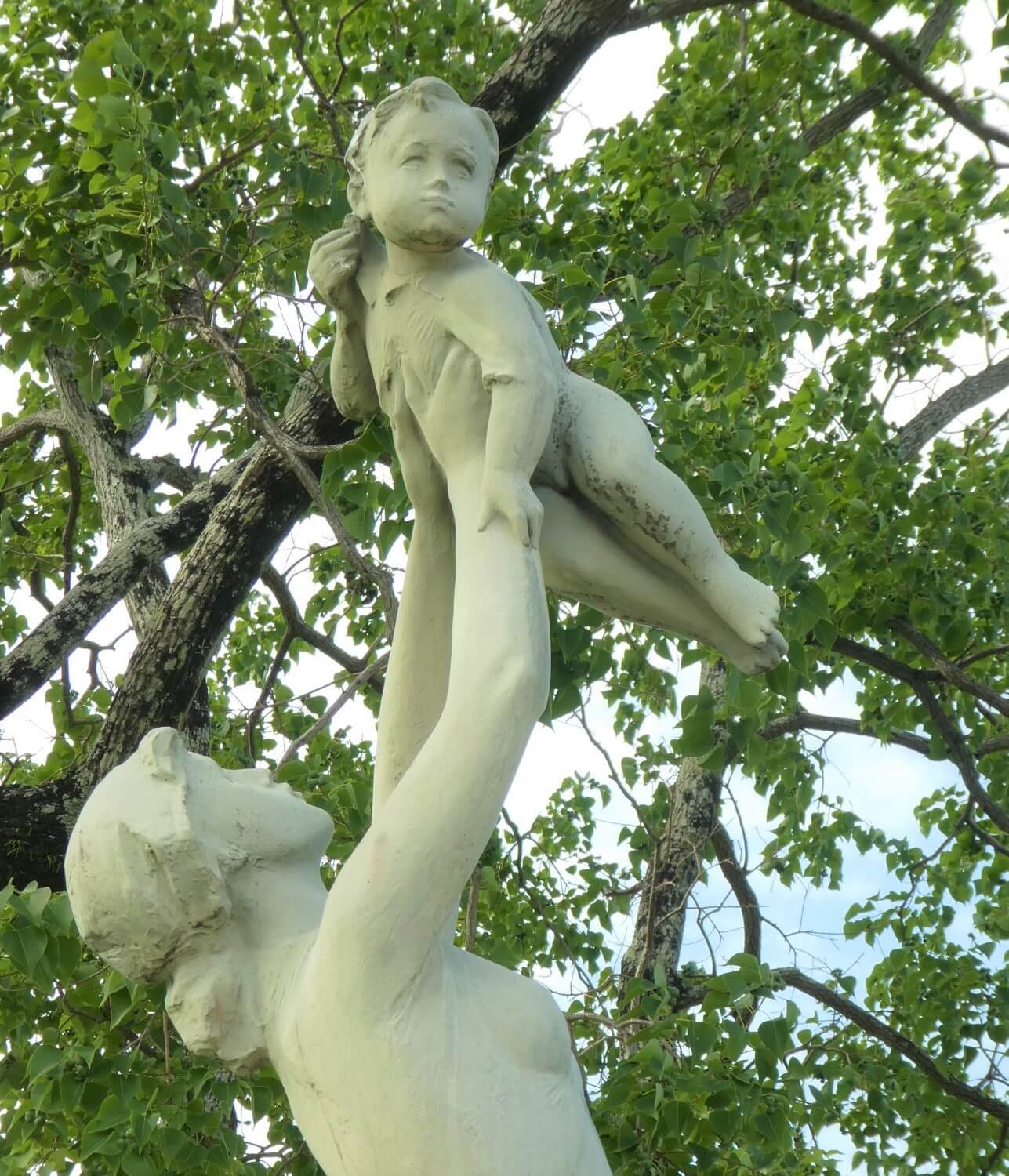 Statues in the Peace Park in Nagasaki