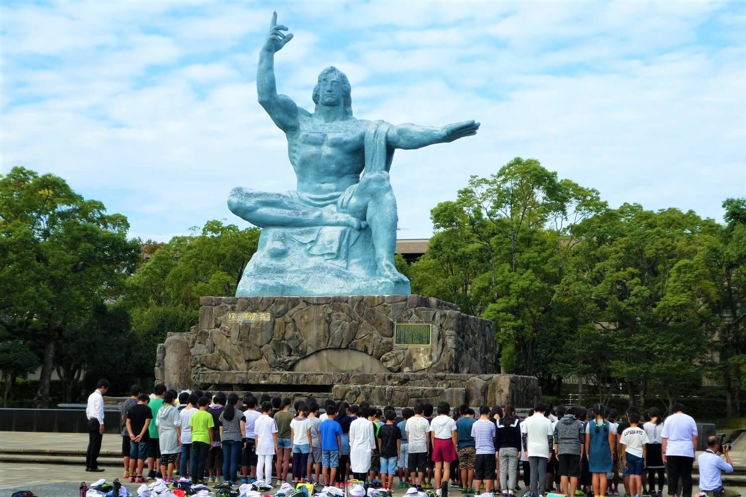The Peace Park in Nagasaki, Japan