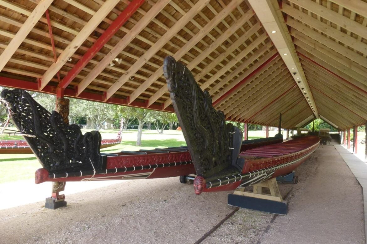 The Waitangi Treaty Grounds in New Zealand