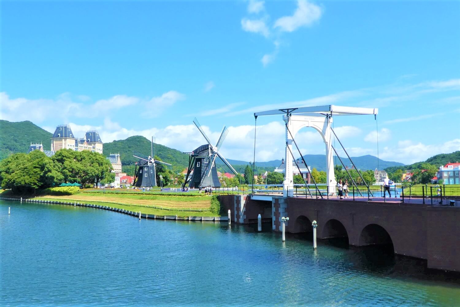 The beautiful Huis ten Bosch near Nagasaki, Japan