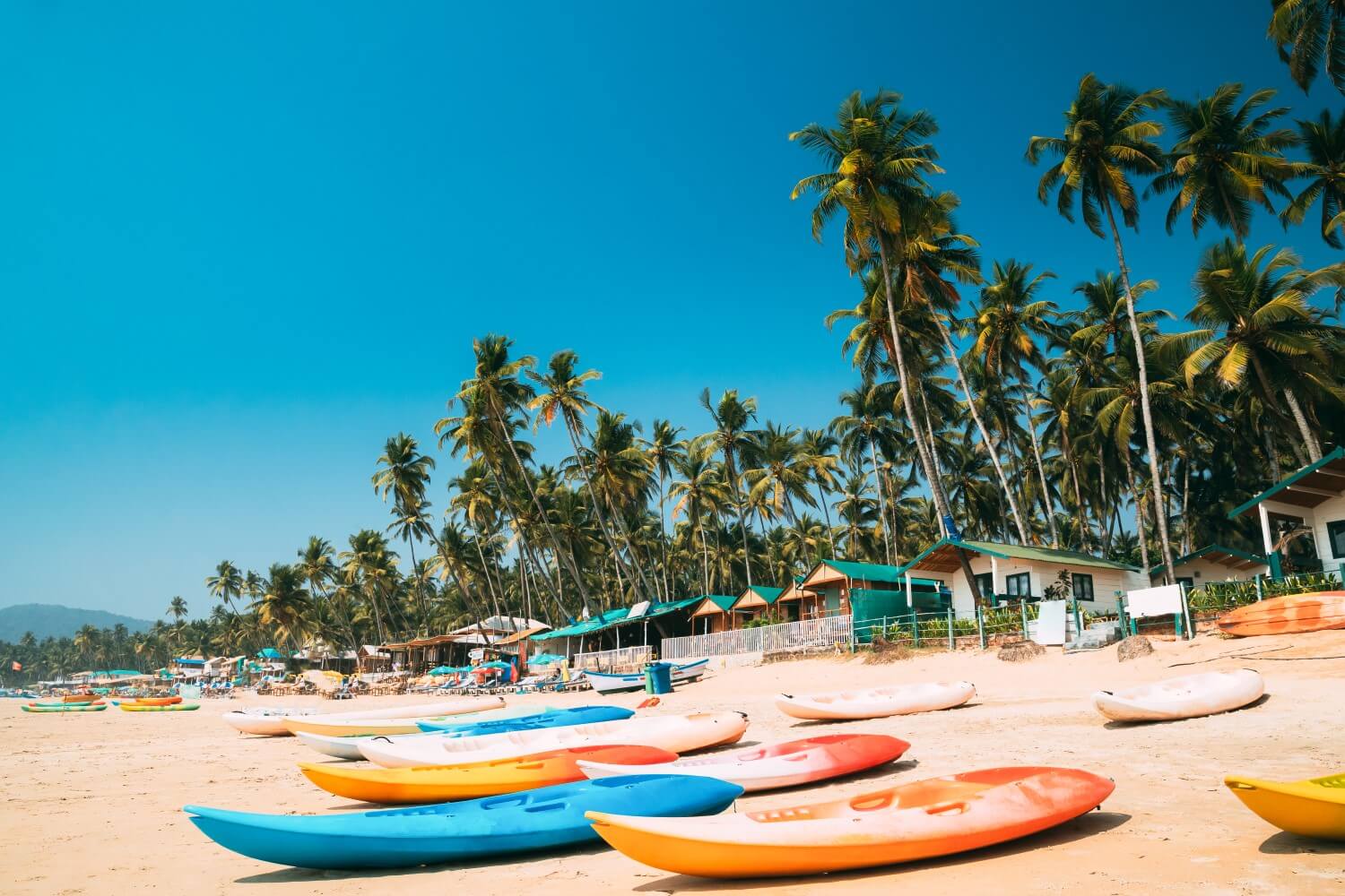 The beautiful coast of Canacona in Goa, India