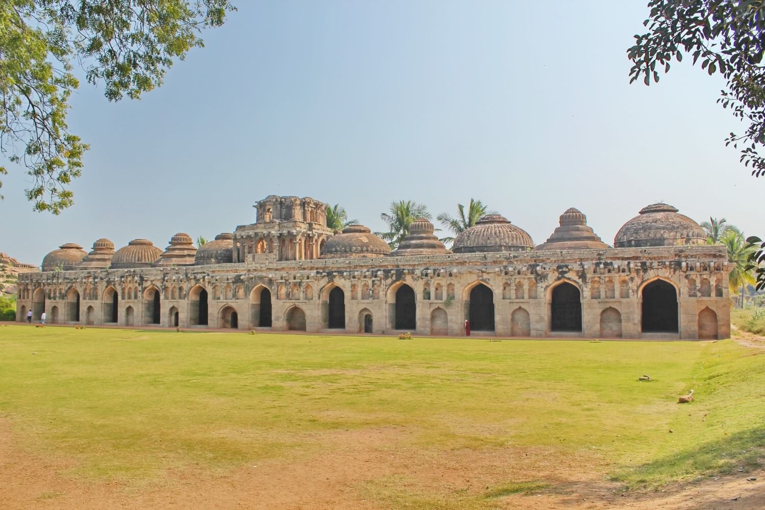 The elephant stables of Hampi, India