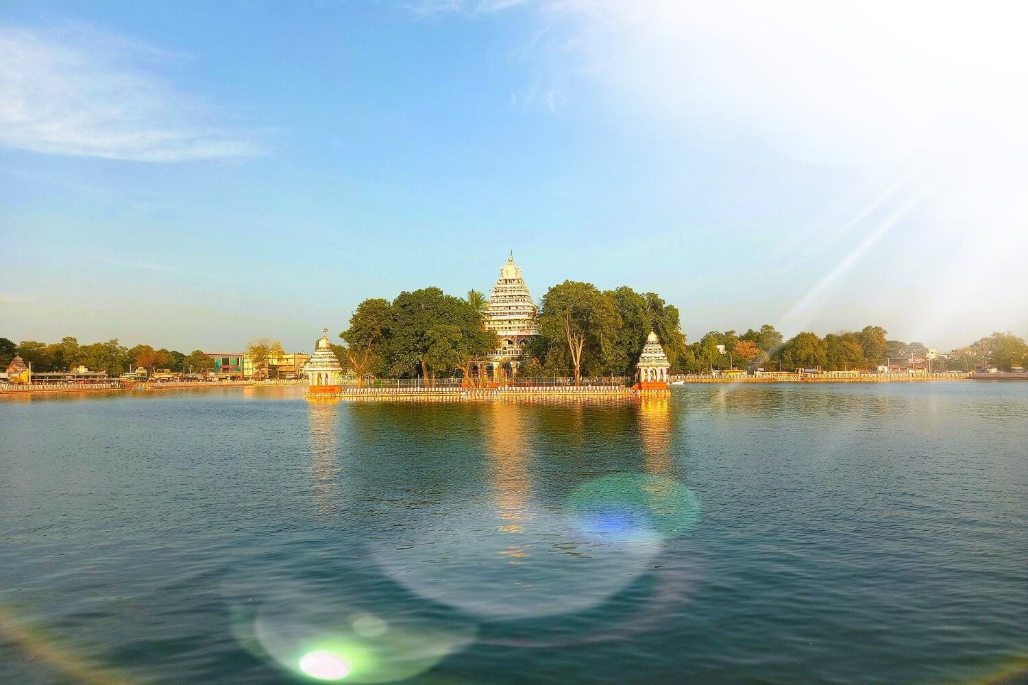 The Vandiyur Mariamman Teppakulam Temple in Madurai