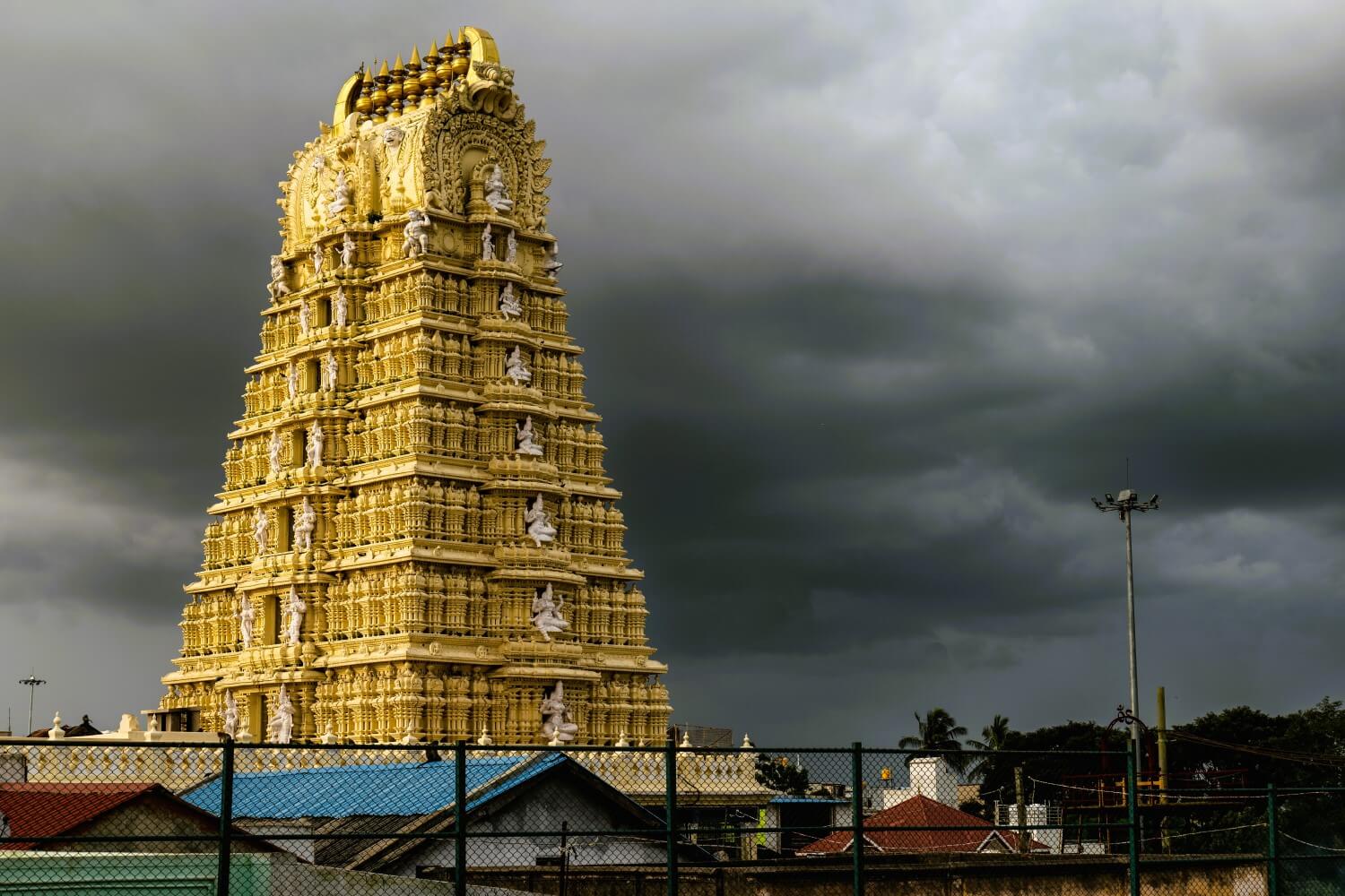 The Chamundeshwari Temple at Chamundi Hills