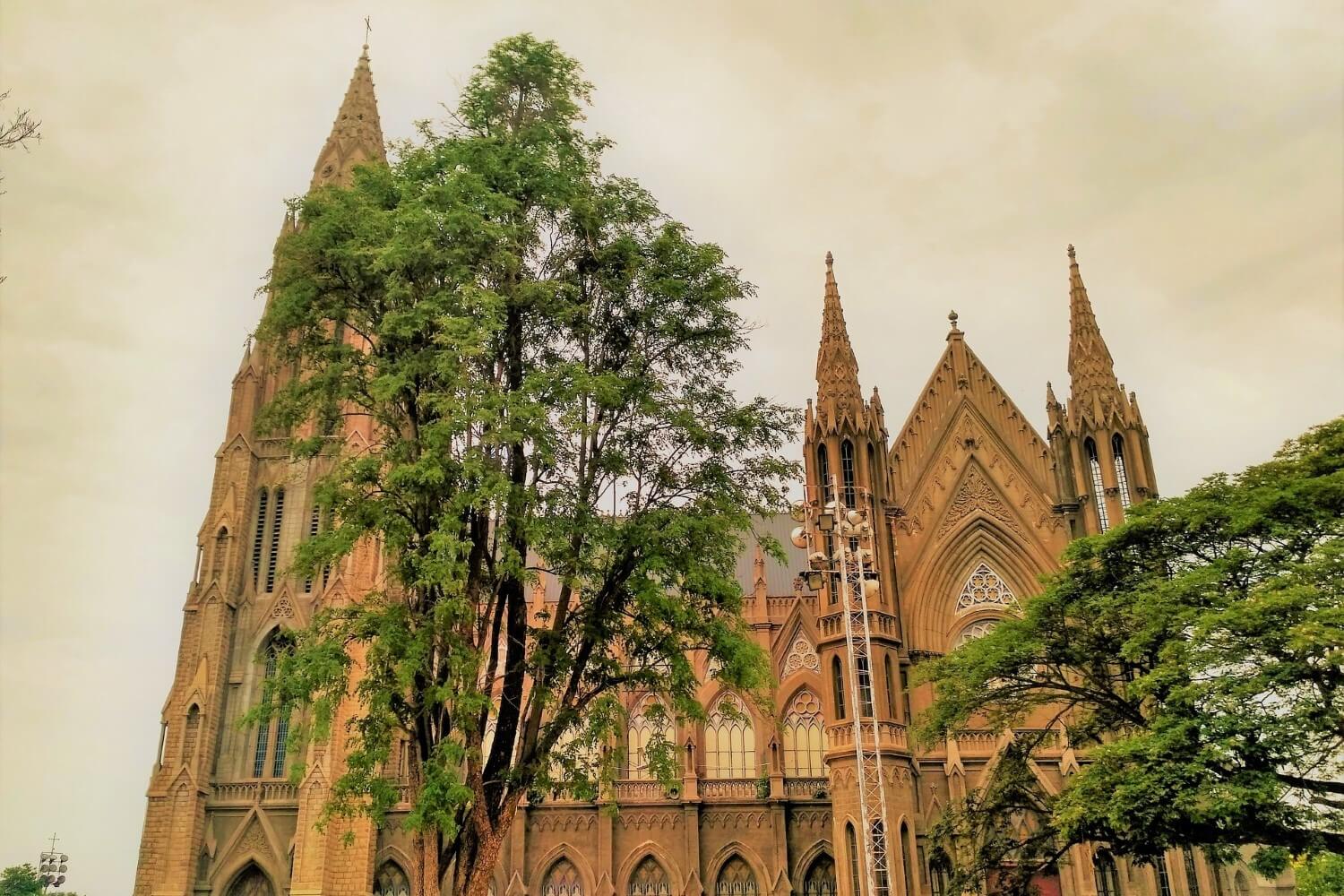 St Philomenas cathedral in Mysore, India