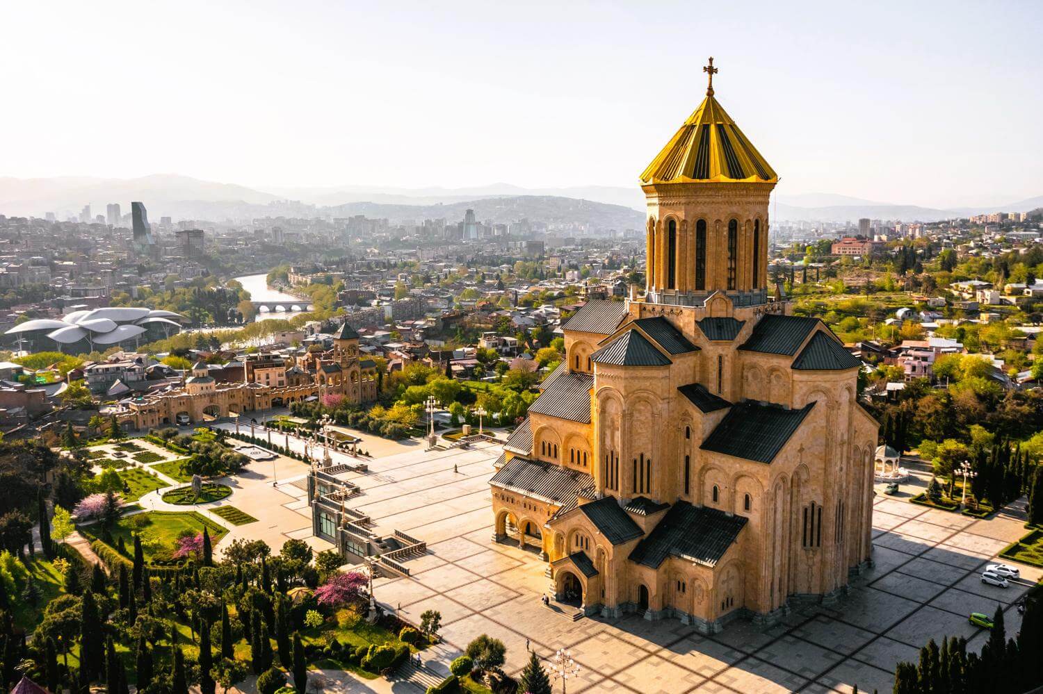 Tsminda Sameba Cathedral in Tbilisi